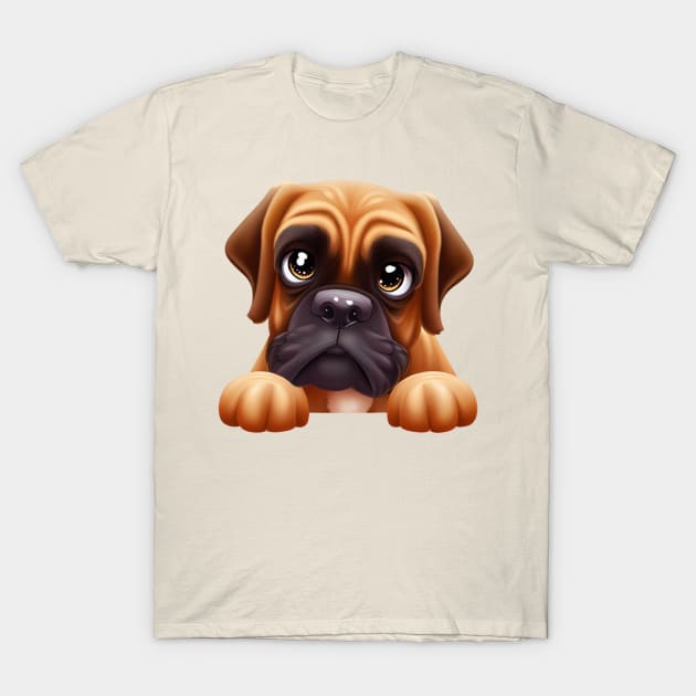 Pup-tacular Boerboel T-Shirt by Art By Mojo